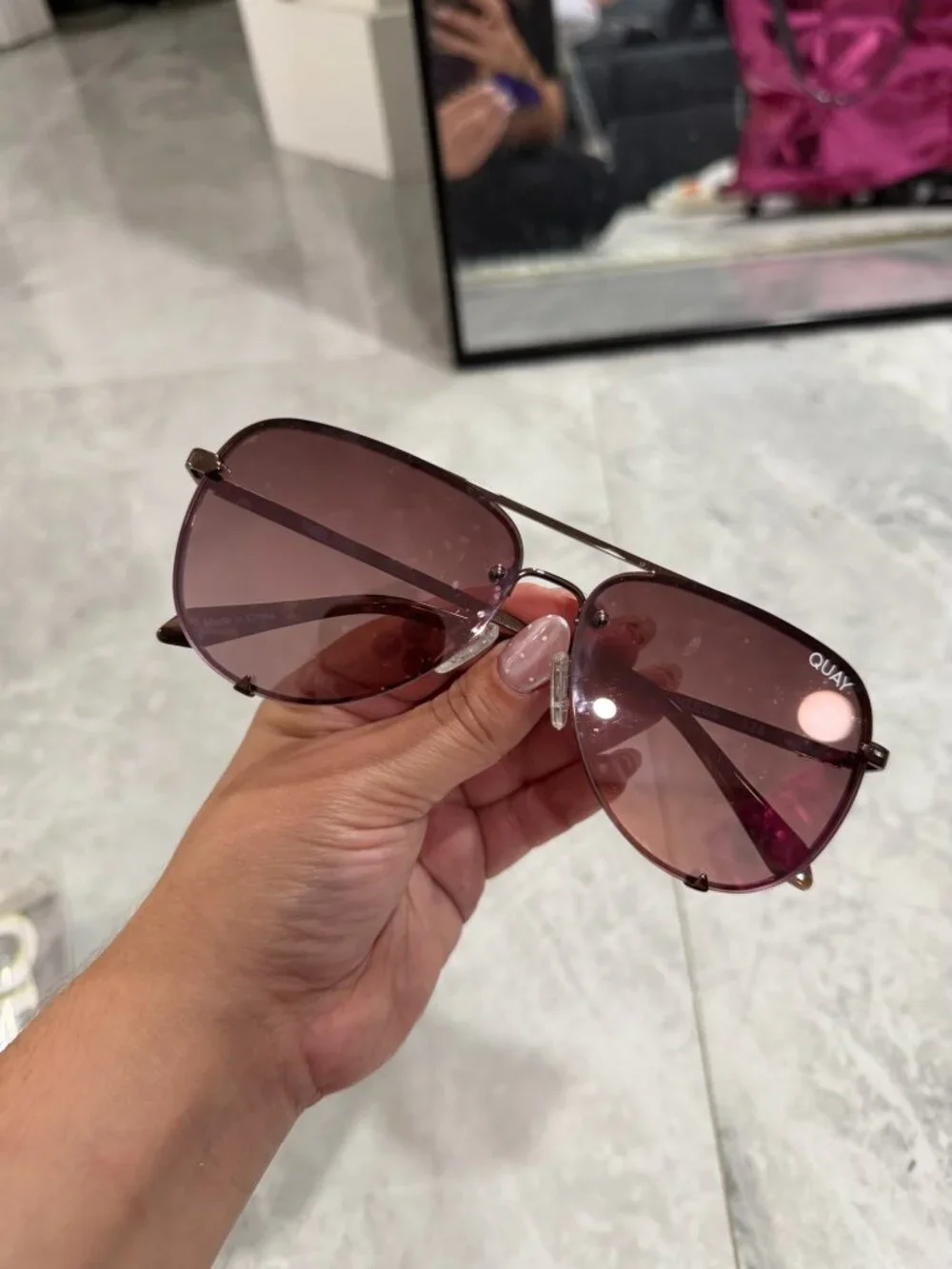 Quay Australia Aviator Sunglasses